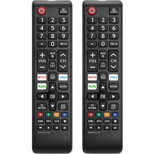 2 x Pack of 2 New Universal Remote for All Samsung TV Remote, Replacement Compatible for All Samsung Smart TV, LED, LCD, HDTV, 3D, Series TV