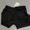 FUT Women Butt Lifting Panties Hip Enhancer Underwear Butt Pads Shapewear Seamless Butt Lifter Boy Shorts, Small, #2 Black