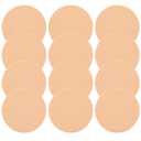 12 Pcs Nude Round Make Up Sponges for Face Cosmetic Sponge Makeup Pads Powder Sponge Makeup Foundation Powders Sponges for Liquid Foundation Cream Concealer, Wet and Dry Dual Use
