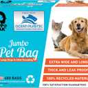Hippo Sak Extra Large Pet Poop Bags with Dispenser, Made with Ocean Bound Plastic, 480 Count