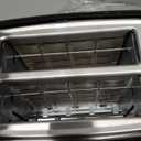 Toastmaster 2-Slice Toaster - Black with Stainless Steel - Kitchen Essential for Sandwich Bread & Breakfast Toast - Toaster with Wide Slots, High Rise Toast Lift & Cool-Touch Exterior