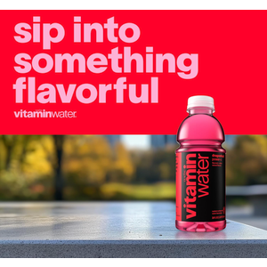 vitaminwater Power-C Dragonfruit Water Beverage, 16.9 fl oz, 1 pack | Bottled, nutrient-enhanced flavored water drink with 90 calories per bottle, antioxidants, and vitamins,  BB 25 OCT 2026