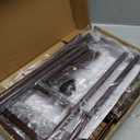 LINZINAR Plant Stand Metal 5 Tier 6 Potted Multiple Flower Pot Holder Shelf Indoor Outdoor Planter Display Shelving Unit for Patio Garden Corner Balcony Living Room (5 Tier 6 Potted, Bronze)