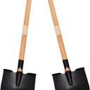 2PCS 27" Kids Shovels, Wood Handle & Metal Head Shovels for Digging Sand, Great for Beach & Garden