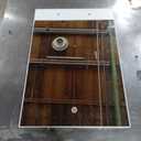 2-Cabinet White Makeup Vanity Dressing Table with Adjustable Mirror, 6-Shelves Power Outlet, for Women Girls Bedroom