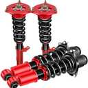 4pcs Full Coilovers Suspension Shocks Springs Struts kits Compatible for 2003 2004 2005 2006 2007 2008 for Toyota Corolla 1.8L 2003-2008 for Toyota Matrix 1.8L coilover adjustable height suspension
