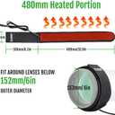 SVBONY SV192 Dew Heater Strip 480 mm Lens Heater Warmer for Telescope DSLR Camera Lens Outer Diameter Below 152mm