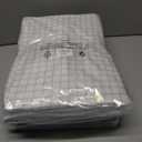 2 x 65L Freestanding Storage Bags, 3-Pack Waterproof Clothes Storage Bins Foldable Closet Organizers with 2 Durable Handles & Zipper for Blanket, Comforters, Bed Sheets, Pillows, Toys (White Print)