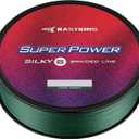 KastKing SuperPower Braided Fishing Line - Abrasion Resistant Braided Lines  Incredible Superline  Zero Stretch  Smaller Diameter  A Must-Have! (10LB(150 Yds), X8-Moss Green)