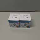 2 x Interactive Cat Toys for Indoor Cats,Rechargeable Automatic Concealed Cat Feather Teaser,Motion Activated Enrichment Toys for Indoor Bored Adult Cats(Color) (White)