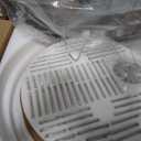 Siljoy Modern Crystal Chandelier 16-Light Brushed Nickel 2-Tiers K9 Crystal Raindrop Chandelier Luxury Flush Mount Crystal Pendant Ceiling Light Fixture for Dining Living Room Entryway Foyer D31.5''