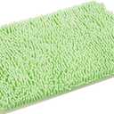 Non-Slip Bath Mat & Kitchen Mat - 20x12, Green & Pink, Soft, Comfortable, Durable & Machine Washable