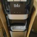 Brio Bottom Loading Water Cooler Dispenser for 5 Gallon Bottles - 3 Temperatures with Hot, Room & Cold Spouts, Child Safety Lock, LED Display with Empty Bottle Alert, Stainless Steel