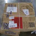 Signature Fitness 2" Olympic Bumper Plate Weight Plates with Steel Hub - 100% Virgin Rubber, Black 45LB