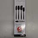 Kaluns Silicone Spatula Set, 4 Rubber Spatulas 600F Heat Resistant, Nonstick Seamless Design with Stainless Steel Core, Dishwasher Safe, BPA free, Bonus Tongs Included