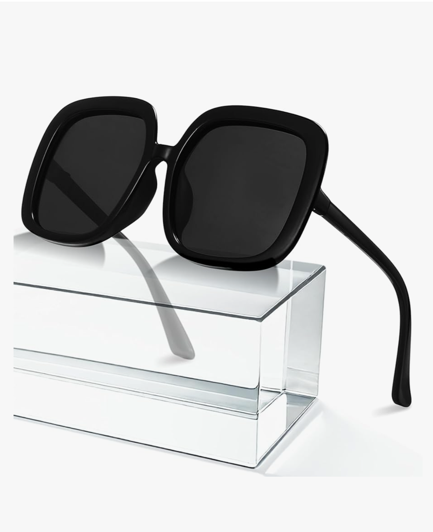 miyya Oversized Polarized Sunglasses Women, Trendy Retro Sun Glasses for Women 2025, Oversized Shades