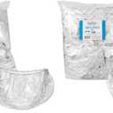 ForPro Spa Liners, Fit All Pedicure Spas, Disposable Pedicure Liners, Clear, 100-Count (Pack of 2)