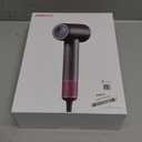 SHRATE Professional High Speed Ionic Hair Dryer | Ultra-Fast Drying | 500 Million Negative Ions | Low Noise | 160000 RPM | Compact Blow Dryer with Magnetic Diffuser for Faster Drying All Hair Types (White)