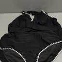 Daci Women's Tankini Swimsuits - Tummy Control Bathing Suits Two Piece Ribbed Twist 2025 Swimwear with High Waisted Bottom (XX-Large, Black)