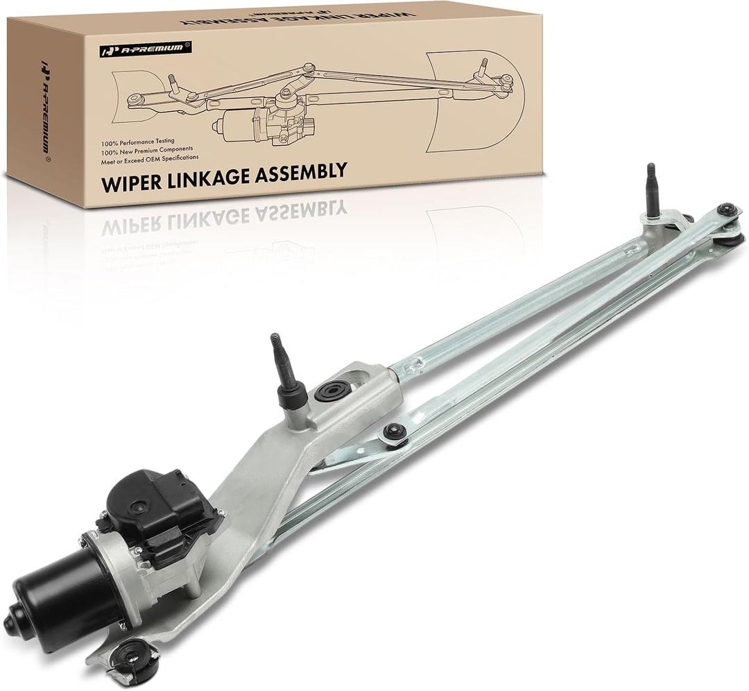 A-Premium Front Windshield Wiper Motor and Linkage Assembly
