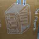 NEWBULIG 24 Inch 4 Panels Dog Playpen, Plastic Pet Play Pen Fence