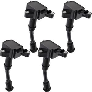 IGNITION COIL DS7G-12A366-BB DS7G12A366BB DG-554 DG554 UF-735 UF735 SET OF 4 COMPATIBLE WITH FORD ESCAPE FUSION 1.5T L4