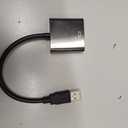 USB to VGA Adapter, USB3.0/2.0 to VGA Adapter Multi-Display Video Converter Full HD 1080P External Video Card Multi Monitor, Desktop, Laptop, HDTV, Monitor, Projector (Windows 10/8.1/8/7)