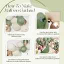 130Pcs Sage Green Gold Balloon Garland Arch Kit with Sage Green Sand White Gold Balloons for Baby Shower Bridal Shower Birthday Engagement Wild One Party Decorations
