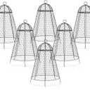 boldworks Garden Cloches for Plants Chicken Wire Cages to Protect from Animals Outdoor Extra Large Rustproof Thicker and Finer Mesh 12" x 20" Pack of 6