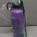 ThermoFlask 40 oz Double Wall Vacuum Insulated Stainless Steel Water Bottle - Reusable with Leakproof Chug & Straw Lids - Keeps Drinks Cold 24 hr/Hot 12 hr - Easy Maintenance - Gym/On-the-Go, Plum