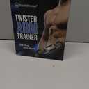 Twister Arm Trainer, Adjustable Power Twister Bar 40-100lbs Resistance & Chest Exerciser, Full Body Strength Training Equipment for Arms, Chest, Shoulders, Core & Legs, Portable Home Gym