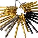 26 Skeleton Key Set Universal Replacement Skeleton Keys Kit for Antique Furniture, Dresser Drawers, Chinese Cabinet, Old Style Cabinets or Doors and Grandfather Clocks