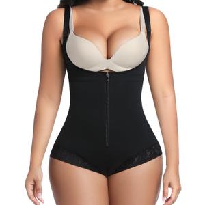 Fajas Colombianas Shapewear for Women Tummy Control,Faja Body Shaper Butt Lifter Bodysuit, M