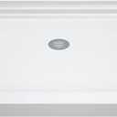 DreamLine SlimLine 36 in. D x 36 in. W x 2 3/4 in. H Center Drain Single Threshold Shower Base in White, DLT-1136360