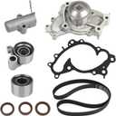PAROD Timing Belt Kit w/Water Pump Fit for 02-03 Lexus ES300, 04-06 ES330, RX330, Toyota Sienna, 06-08 RX400h, 02-06 Toyota Camry, 01-10 Toyota Highlander, 04-08 Toyota Solara, 3.0L 3.3L V6