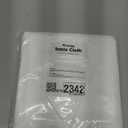 Pureegg Rectangle Table Cloth 60" x 102"  Durable Polyester Tablecloth Offers Reusable & Washable Protection, Ideal for Outdoor Party, Picnic, Wedding, Banquet and Birthday, 3 Pack, White