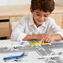 Airplane Toys, Metal Plane Pull Back Airplane Toys for 3 4 5 6 7 Years Old Boys Girls, Die Cast Aircraft Plane Models, Kids' Play Vehicles Aeroplane Airplanes for Kids Birthday Gift