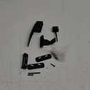 Prime-Line MP5007 Push Button Screen/Storm Door Latch Set, Black (1 Set)