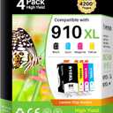 910XL Ink Cartridges for HP Printers Compatible for HP 910XL Ink Cartridges Combo Pack