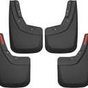Husky Liners Mud Guards | Front and Rear Mud Guards - Black | 56886 | Fits 2014-2018 Chevrolet Silverado 1500, 2015-2019 Silverado 2500/3500, 2019 Silverado 1500 LD w/ Single Rear Wheels 4 Pcs