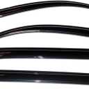 Auto Ventshade [AVS] Outside Mount Rain Guards For 2007 - 2021 Toyota Tundra, CREWMAX ONLY | Window Vent Visors, 4 pcs. - Smoke | 94309