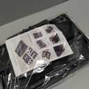 Coffee Cup Holder Organizer Unbreakable 2-IN-1 Paper Cup and Lid Holder with Straw Organizer Adjustable Paper Cup Holder for Countertop Coffee Station Bar Restaurant Breakroom Kitchen Office,, Black