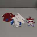 Red White and Two Banner - 4th of July Birthday Party Decorations, Red Blue Star Graland, Patriotic 2nd Birthday Party Decorations
