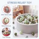 500pk Crush-Proof Pearl Green Mix Balls for Playpen, Pool & Party Decor