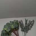 2 Kinds Mixed Eucalyptus Leaves Stems Bulk Artificial Silver Dollar Leaves for Wedding Vase Bouquet Floral Arrangement (Green)