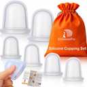 Silicone Cupping Therapy Set - Massage Therapy Cups for Arthritis, Pain Relief, Anti Aging, and Anti-Cellulite - Cupping Kit for Relaxation and Muscle Recovery