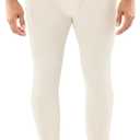 Indera Men's Heavyweight Cotton Waffle Long Johns Thermal Underwear Bottom, M