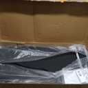 Walking Pad Treadmill with Incline,Under Desk Treadmill with Incline 2 in 1 for Walking and Jogging,2.5HP Compact Incline Walking Pad for Home Office with Remote Control (Dark Black)