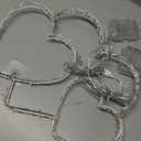 BRIGHTDECK Valentine's Day Window Lights Decorations, 2 Pack 16" Lighted Red Heart Valentine's Day Window Decor, 8 Mode Hanging Light for Valentine, Wedding Wall Indoor Outdoor Decor(2pMulticolour)