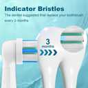 10PCS Replacement Heads Compatible with Oral B iO 3 4 5 6 7 8 9 10 Series Electric Toothbrush,Gum Care Toothbrush Head Compatible with Oral b iO Replacement Heads,White
